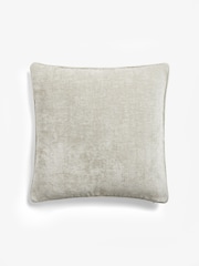 Light Natural 59 x 59cm Camilla Chenille Cushion - Image 5 of 5