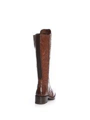 Moda in Pelle Liberto Lace-Up Brogue Detail Long Boots - Image 3 of 4