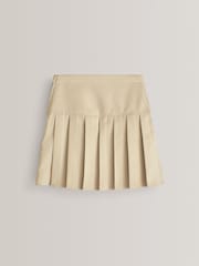 Neutral Stone Regular Waist Pleated School Skirts 2 Pack (3-16yrs) - Image 3 of 4