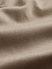 Neutral Brown Regular Fit Easy Care Textured Shirt - Image 5 of 5