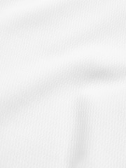 White Slim Fit Easy Care Textured Shirt - Image 8 of 8