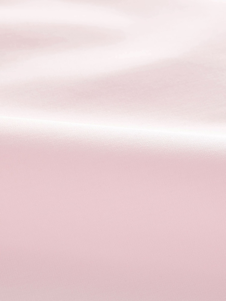 Pink Slim Fit Easy Care Double Cuff Smart Shirt - Image 7 of 7