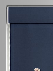 Cath Kidston Navy Spitalfields Border Made To Measure Roman 100% Cotton Blinds - Image 3 of 6