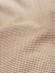 Neutral Brown Slim Fit Textured Trimmed Single Cuff Shirt - Image 9 of 9
