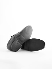 Schwarz - Schnürschuhe aus Leder für die Schule - Bild 4 von 6