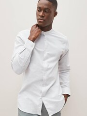 Grey Melange Regular Fit Heritage Formal Shirt - Image 1 of 4