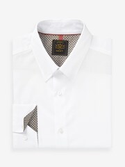 White Pin Collar Slim Fit Heritage Formal Shirt - Image 4 of 6