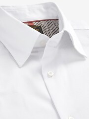 White Pin Collar Slim Fit Heritage Formal Shirt - Image 5 of 6