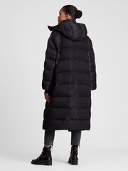 AllSaints Black Allana Puffer Coat - Image 3 of 9