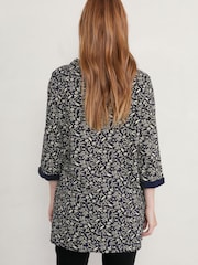 Seasalt Cornwall Orange Dark Skies Jersey Tunic - Image 2 of 5