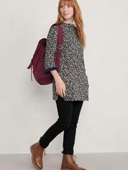 Seasalt Cornwall Orange Dark Skies Jersey Tunic - Image 3 of 5