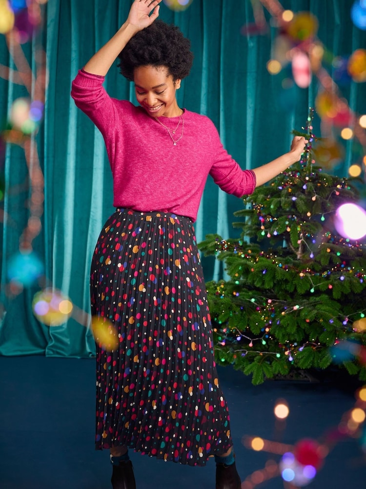 Seasalt Cornwall Black Heatherbank Skirt - Image 2 of 4 Seasalt Cornwall Black Heatherbank Skirt - Image 2 of 4