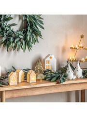 Gallery Home Gold Gold Xmas Tree Tealight Holder x10 - Image 2 of 3