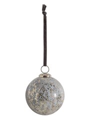Gallery Home Silver Westly Mottled Bauble 6 Pack - Image 3 of 3