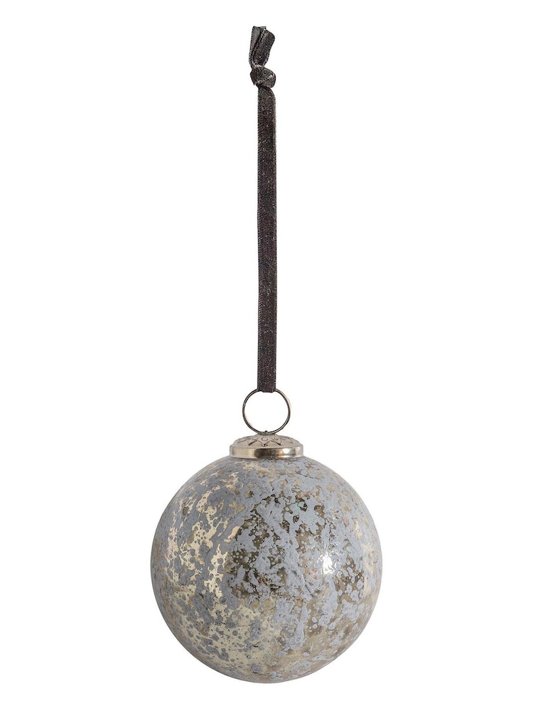 Gallery Home Silver Westly Mottled Bauble 6 Pack - Image 3 of 3 Gallery Home Silver Westly Mottled Bauble 6 Pack - Image 3 of 3