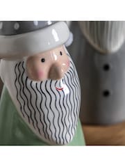 Gallery Home Green Santa Christmas Ornament - Image 2 of 3