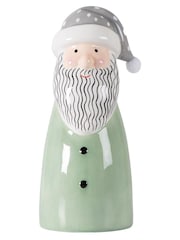Gallery Home Green Santa Christmas Ornament - Image 3 of 3