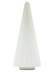 Gallery Home White Ribbed Tree White Frost Glass - Image 3 of 3
