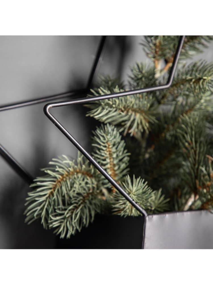 Gallery Home Set of 2 Black Neptune Star Planters - Image 3 of 3