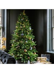 Gallery Home 6 Pack Black Marbled Baubles - Image 3 of 3