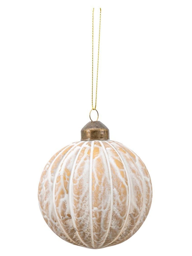 Gallery Home Set of 6 Bronze Jaso Marbled Christmas Baubles - Image 3 of 3 Gallery Home Set of 6 Bronze Jaso Marbled Christmas Baubles - Image 3 of 3
