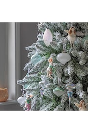 Gallery Home Set of 2 White Christmas Gifting Hares - Image 1 of 3