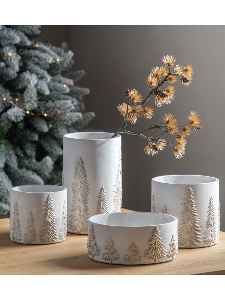 Gallery Home Set of 3 Gold/Brown Artificial Cedar Pine Sprays - Image 6 of 6