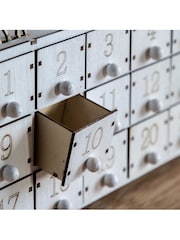 Gallery Home White Advent Calendar With LED - Image 2 of 3
