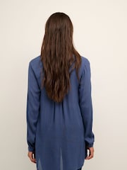 Kaffe Amber V-Neck Long Sleeve Regular Fit Tunic - Image 2 of 6