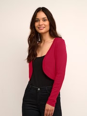 Kaffe Slim Fit Kaastrid Bolero Long Sleeves Cardigan - Image 1 of 5