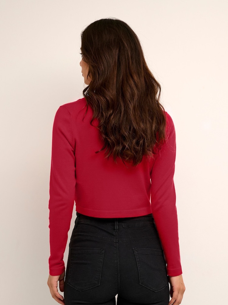 Kaffe Slim Fit Kaastrid Bolero Long Sleeves Cardigan - Image 2 of 5