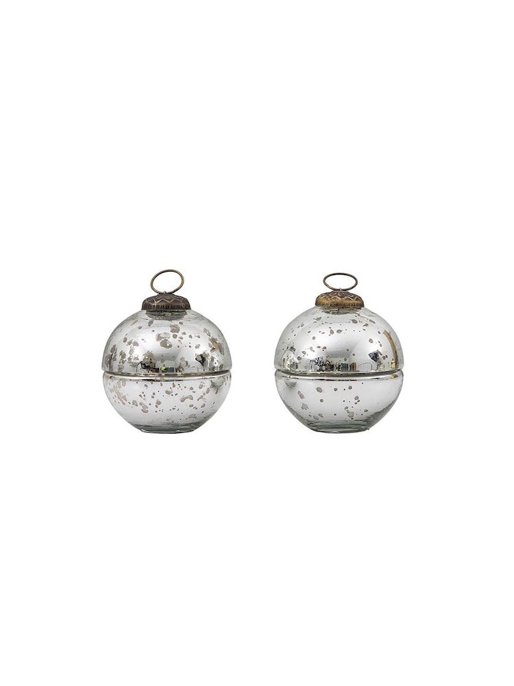 Gallery Home Set of 2 Silver Votives - Image 3 of 3