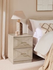 Natural Atlas Solid Mango Bedside Table - Image 1 of 8