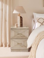Natural Atlas Solid Mango Bedside Table - Image 2 of 8