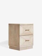 Natural Atlas Solid Mango Bedside Table - Image 7 of 8