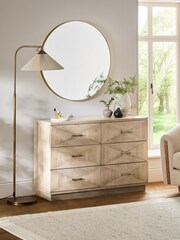 Natural Atlas Solid Mango Chest of Drawers - Image 2 of 9