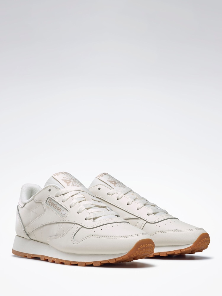 Reebok Classic Leather White Trainers - Image 2 of 4