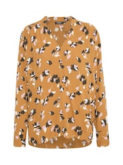Soaked in Luxury Yellow Zaya Long Sleeve Floral Blouse - Image 5 of 6
