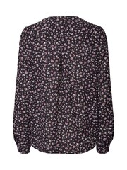 Lollys Laundry Grey Helena V-Neck Pleated Shirt - Image 4 of 4