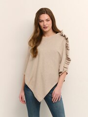 Cream Yellow Odette Poncho - Image 1 of 5