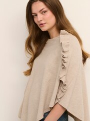Cream Yellow Odette Poncho - Image 3 of 5
