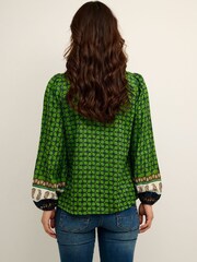 Cream Green Emmelie Printed Blouse - Image 2 of 6