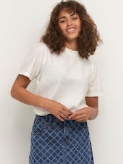 Cream Liselin Frill Neck Blouse - Image 1 of 6