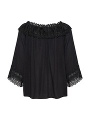 Cream Bea Lace Black Blouse - Image 6 of 6