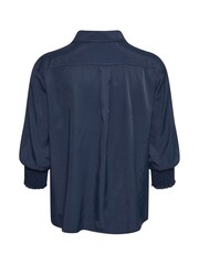Cream Blue Nola 3/4 Sleeve Shirt - Image 6 of 6
