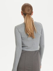 Kaffe Slim Fit Kaastrid Bolero Long Sleeves Cardigan - Image 2 of 7