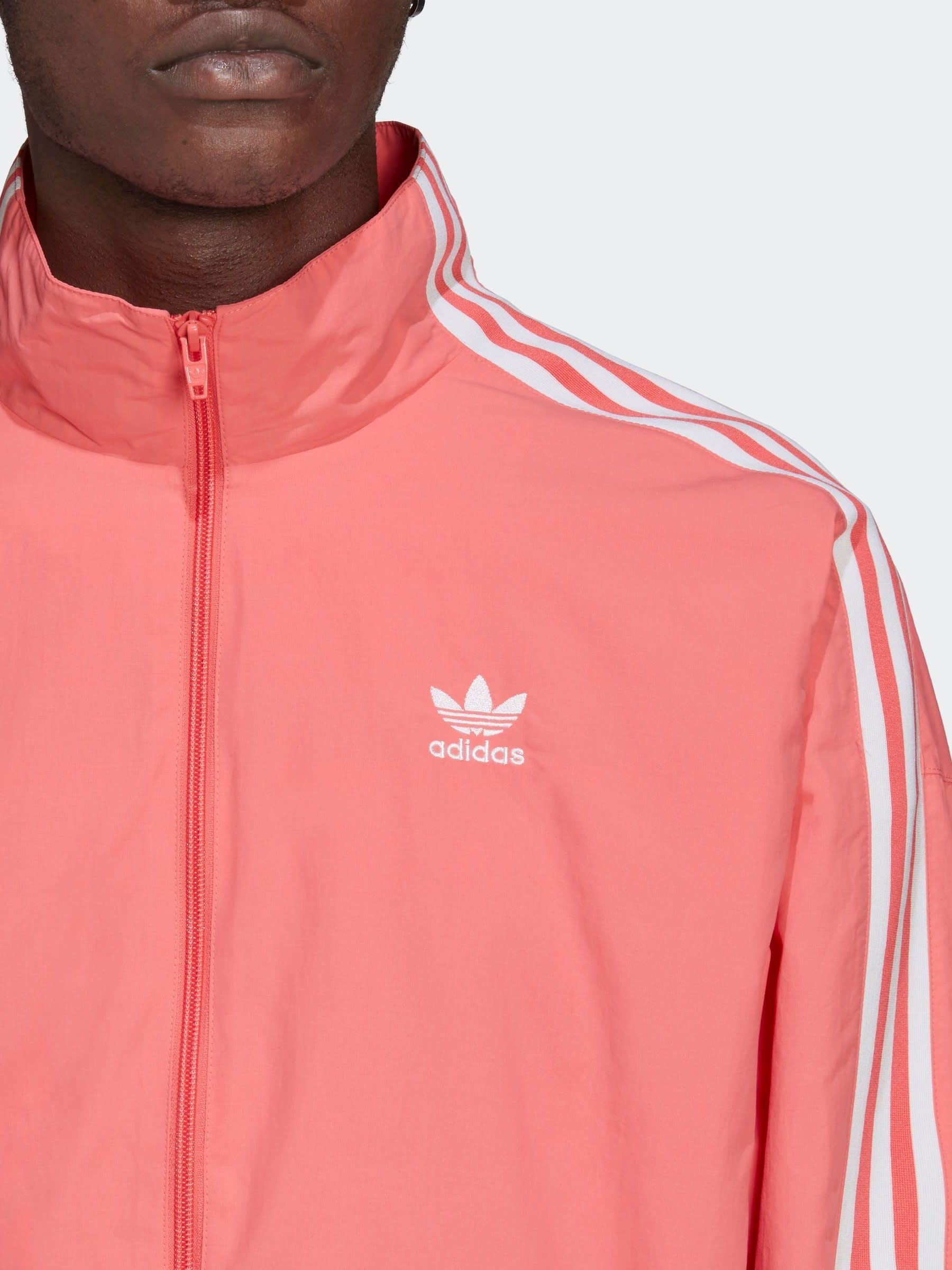 Buy adidas Originals Pink Adicolor Classics Lock Up Trefoil Track Top from Next Luxembourg