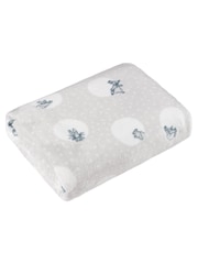 Peter Rabbit™ Grey Teddy Spot Me Fleece Throw - Image 4 of 4
