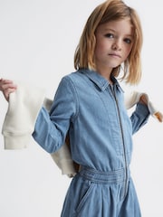 أوفرول دنيم بسحاب أمامي Molly من Reiss - صورة 3 من 6