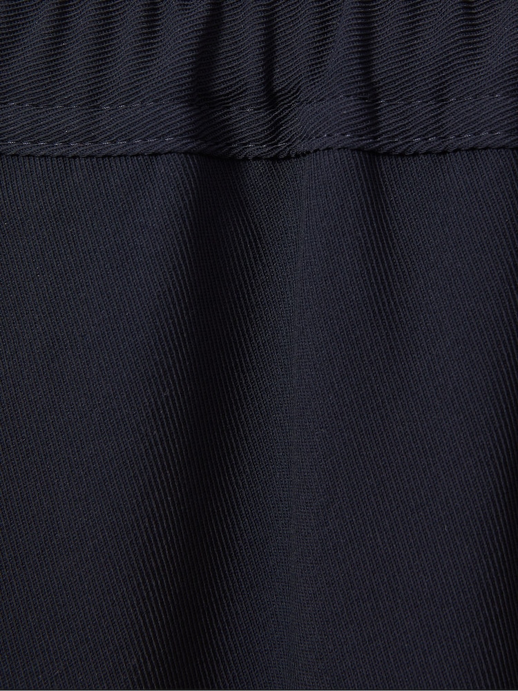 Reiss Navy Hailey Tapered Pull On Trousers - Image 5 of 5